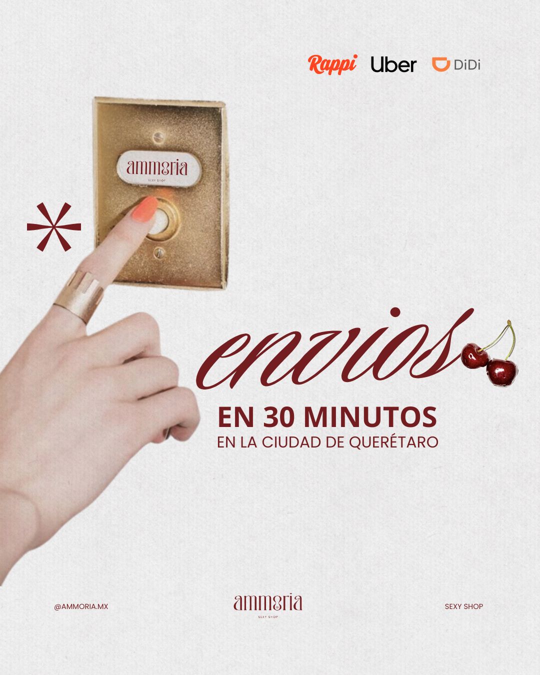 Envíos 30 minutos Querétaro, Ammoria, Sexy Shop.