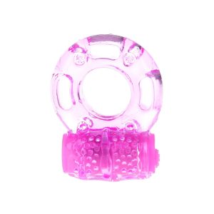 Anillo de silicona rosa para placer íntimo