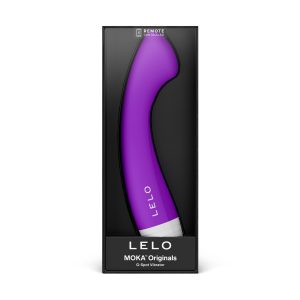 Vibrador LELO MOKA, masajeador para punto G, morado.